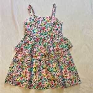 Janie and Jack Floral Kids Dress - Multicolor
